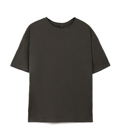 T-shirt basic in cotone verde militare, Valerio 1966, 26Z317092COMILIL, 003 preview