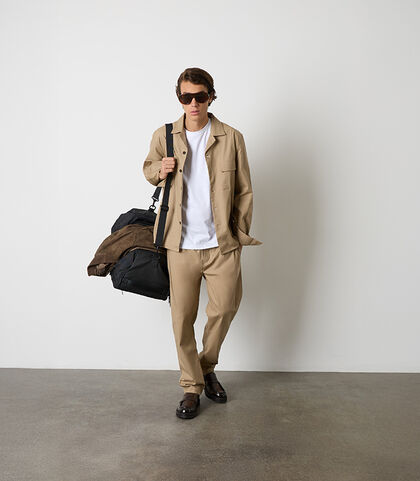 T-shirt basic in cotone bianco, Valerio 1966, 26Z317092COBIANI, 002