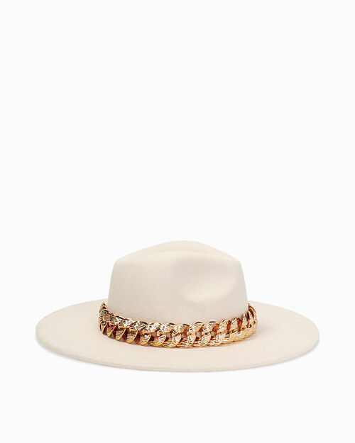 ACCESSORI CAPPELLO TESSUTO PANN, CREAM