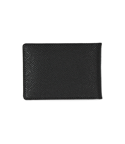 Portafoglio nero in pelle, Valerio 1966, 10A4T1708PENEROUNI, 002 preview