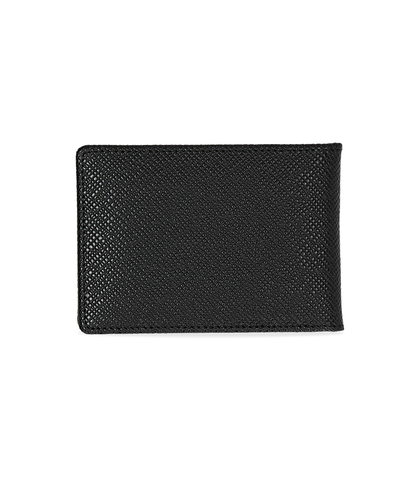Portafoglio nero in pelle, Valerio 1966, 10A4T1708PENEROUNI, 002