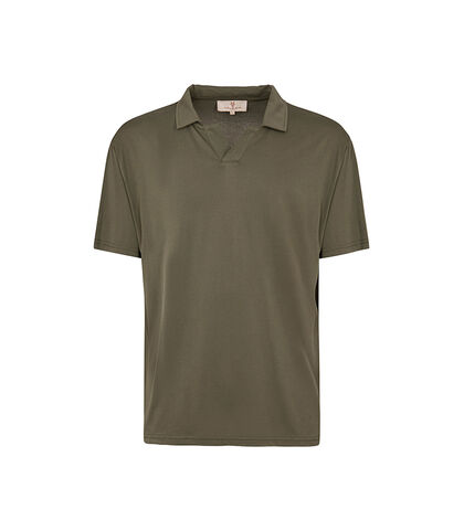 Polo verde in cotone leggero, Valerio 1966, 27C9T5580TSVERDI, 001