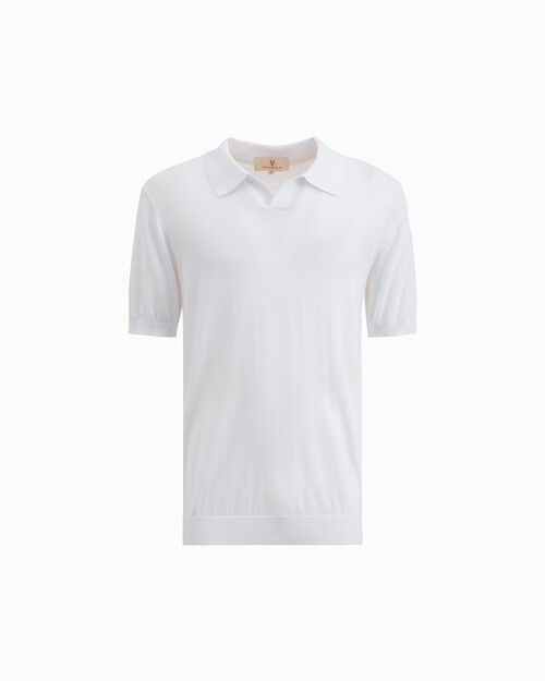 Maglia polo bianca, WHITE