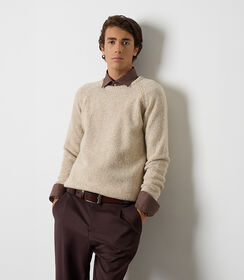 Maglione panna melange da uomo, Valerio 1966, 26J2T0042TSPANNI, 001 preview