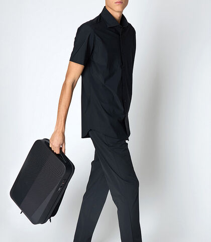 Zaino nero, rigido, Valerio 1966, 23U2T2201TSNEROUNI, 002