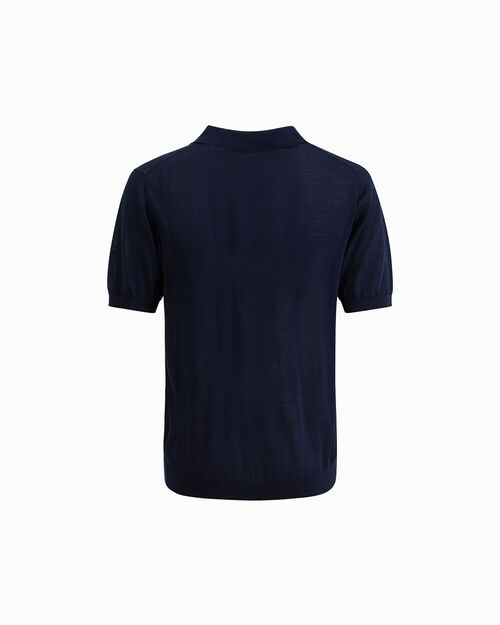 Maglia polo blu, BLUE