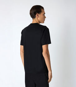 T-shirt da uomo in cotone nero, Valerio 1966, 25N8T0049CONEROI, 002 preview
