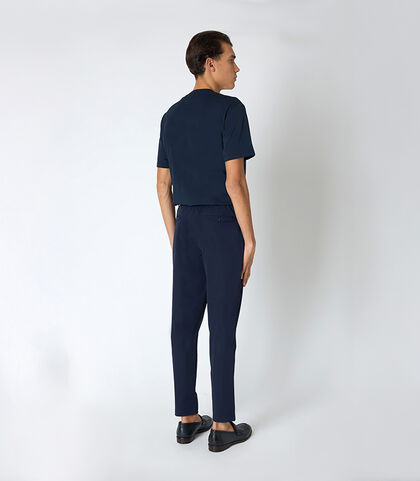 Pantalone da uomo slim blu, Valerio 1966, 25R1T0004TSBLUN42, 002