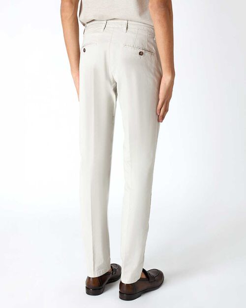 Pantalone da uomo basic beige, BEIGE