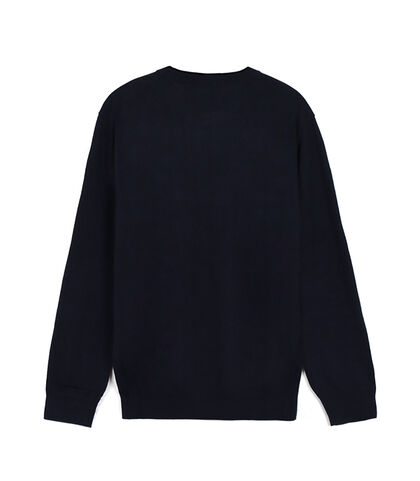 Maglione da uomo basic blu, Valerio 1966, 26J3T2556TSBLUEI, 002