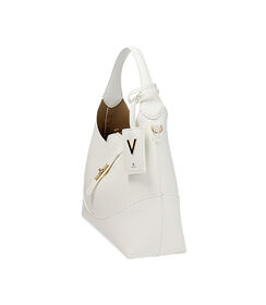 Borsa a spalla donna bianca, Valerio 1966, 2557T0543EPBIANUNI, 003 preview