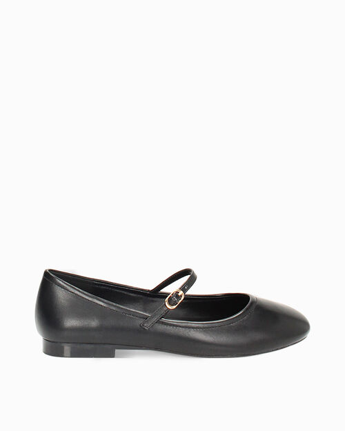 Ballerine nere punta tonda, BLACK