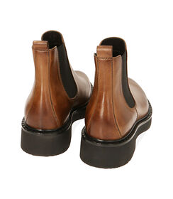 Chelsea boots cognac in pelle, Valerio 1966, 2077T5807PECOGN040, 003 preview