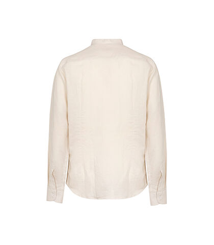 Camicia beige colletto alla coreana, Valerio 1966, 27Z3T2301LNBEIG38, 002