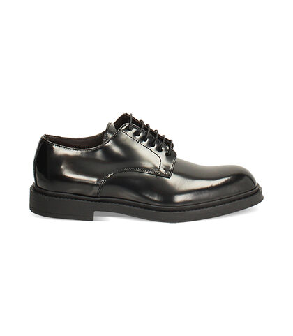 Allacciate da uomo nere eleganti, Valerio 1966, 2653T1198APNERO039, 001