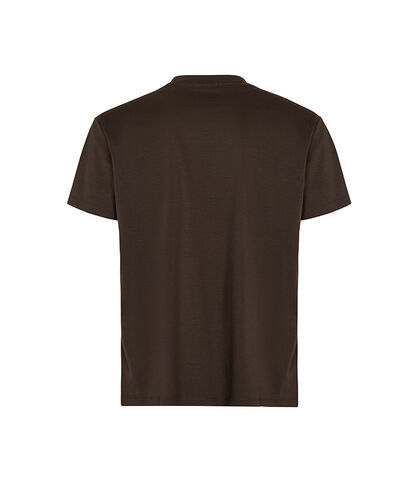 T-shirt testa di moro minimalista, Valerio 1966, 27D8T1151COMOROI, 002