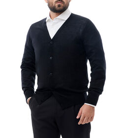 Cardigan nero, Valerio 1966, 24U4T3052TSNEROI, 001 preview