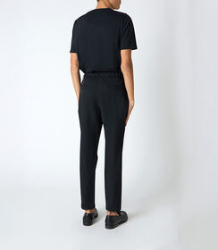 Pantalone da uomo slim nero, Valerio 1966, 25R1T0004TSNERO50, 002 preview