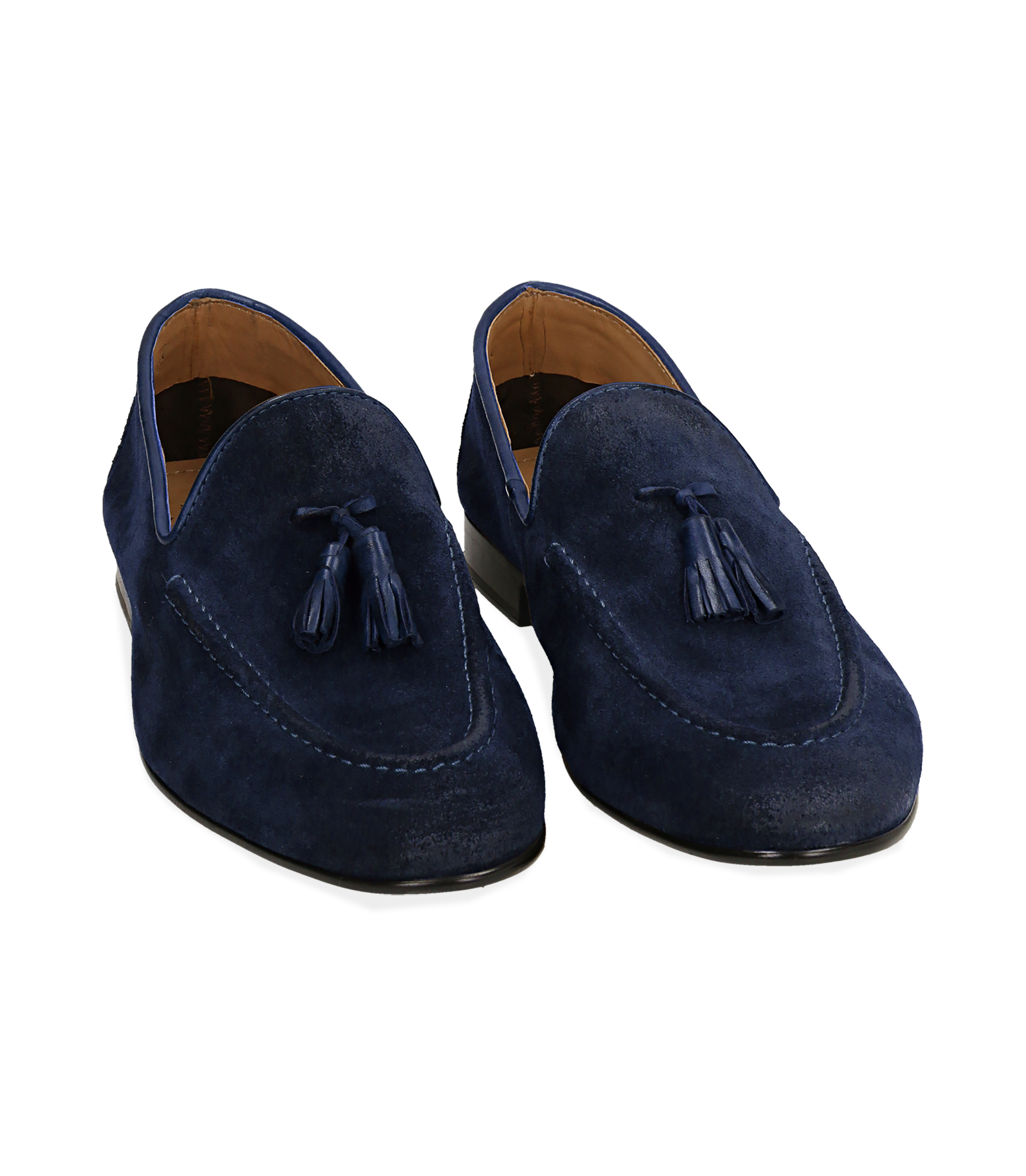 DOUCAL'S MOCASSINO SCAMOSCIATO VENETIAN COSTRUZIONE A SACCHETTO Uomo Blu  nero | Mascheroni Moda