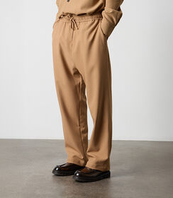 Pantaloni camel in tessuto da uomo, Valerio 1966, 26Z3T0192TSCAME42, 002 preview