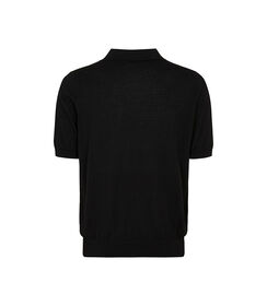 Polo nera con colletto tradizionale, Valerio 1966, 27U4T4757CONEROI, 002 preview