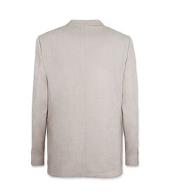 Giacca da uomo di lino panna, Valerio 1966, 25R1T2438LNPANN42, 002 preview