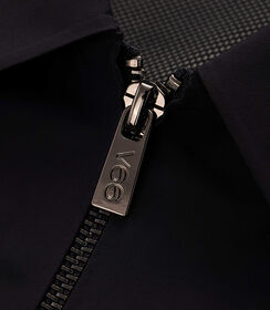 Giubbino blu navy con zip nascosta, Valerio 1966, 2785T8624TSBLUNL, 003 preview