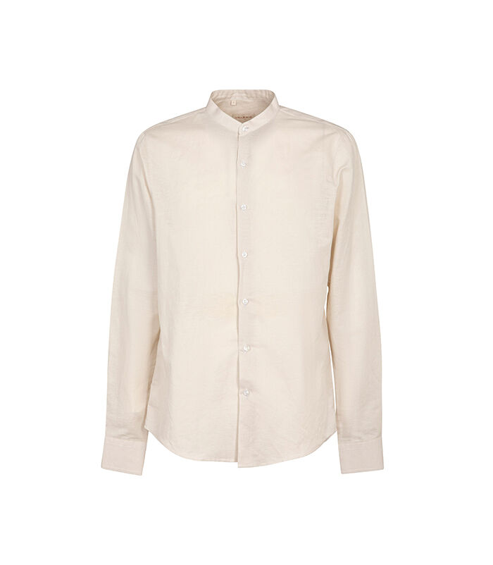 Camicia beige colletto alla coreana, Valerio 1966, 27Z3T2301LNBEIG38