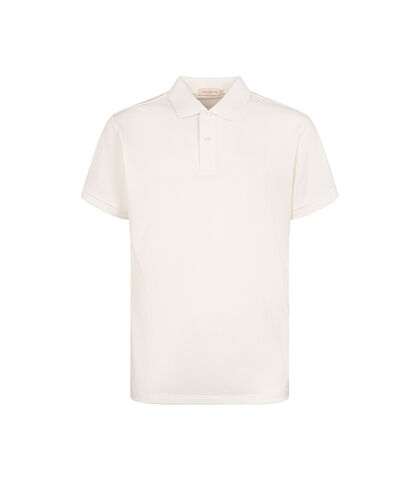 Polo bianca con colletto in piqu&eacute;, Valerio 1966, 2779T2118TSBIANI, 001