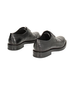 MAN SHOES OXFORD LEATHER NERO, Valerio 1966, 24N4T6505PENERO040, 003 preview