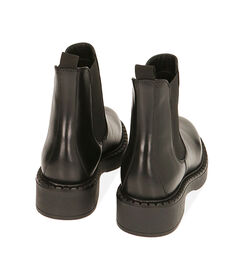 Chelsea boots neri in pelle, tacco 4 cm, Valerio 1966, 20B8T3207PENERO035, 003 preview