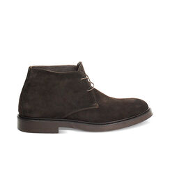 Polacchini in camoscio color testa di moro, Valerio 1966, 2653T2101CMMORO041, 001 preview