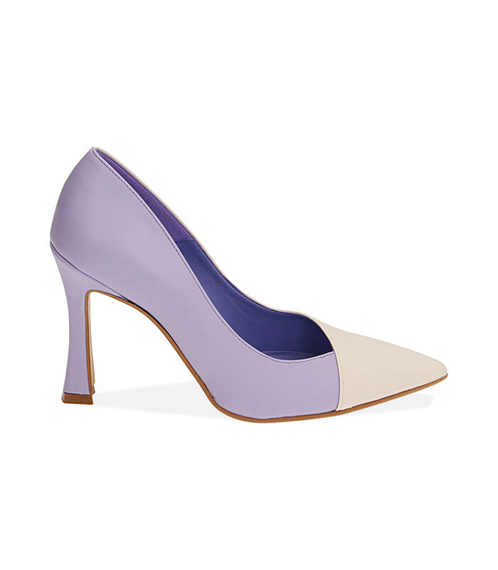 Décolleté Lilla Tacco Medio - Moony Scarpe Accessori