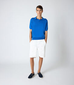 Bermuda uomo in cotone bianco, Valerio 1966, 2524T2417COBIAN44, 001 preview