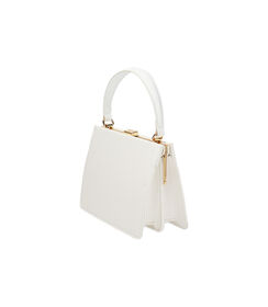 Mini bag donna bianca con manico, Valerio 1966, 2551T6041EPBIANUNI, 003 preview