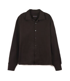 Camicia over da uomo in cotone testa di moro, Valerio 1966, 26Z3T0226COMOROI, 003 preview