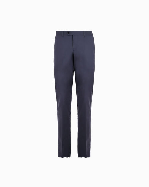Pantalone da uomo di cotone blu, BLUE