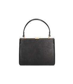 Mini bag donna nera con manico, Valerio 1966, 2551T6041EPNEROUNI, 004 preview