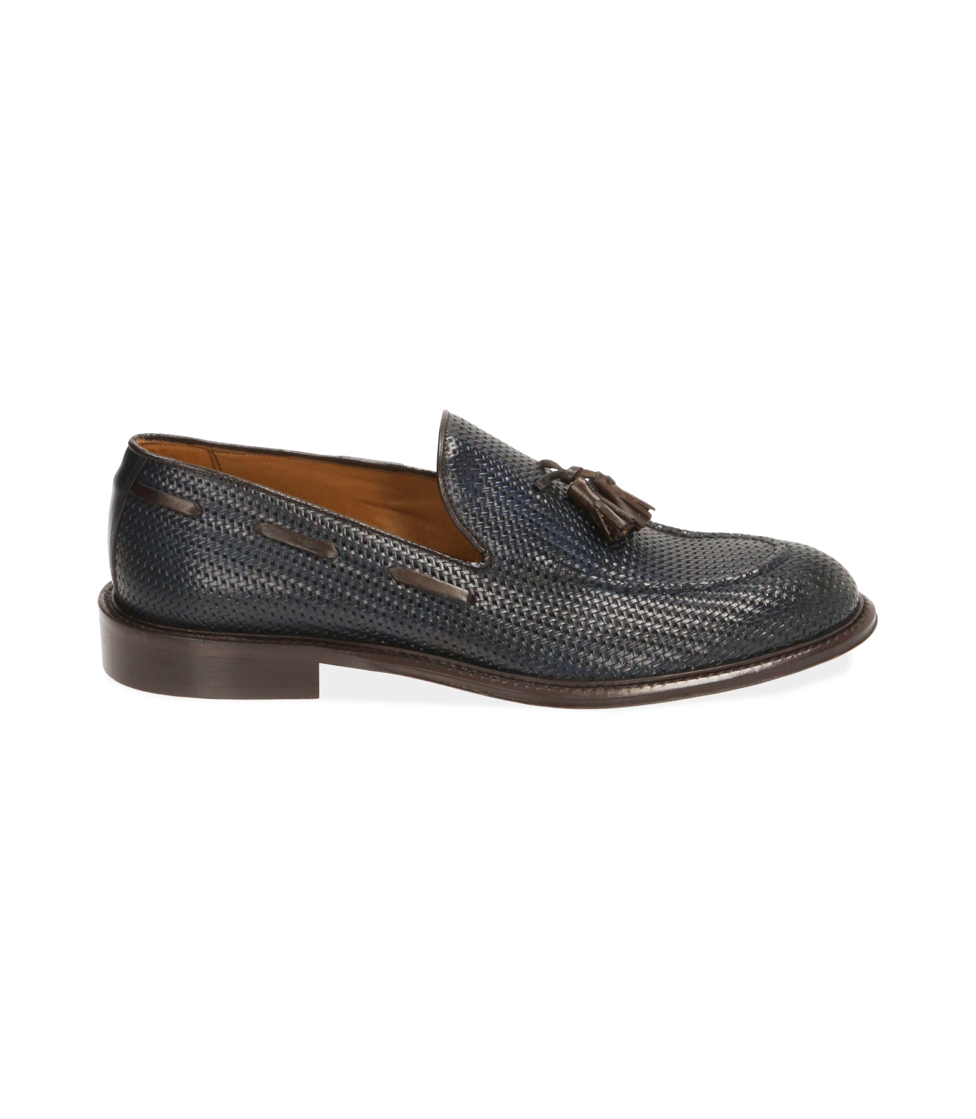 Igi \u0026 Co 5103111 Scarpe da Uomo in Pelle Intrecciata col. Blu,Num.40