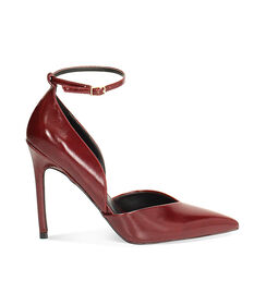 Open shank bordeaux lucide con tacco da 10,7 cm, Valerio 1966, 2621T1931EUBORD036, 001 preview