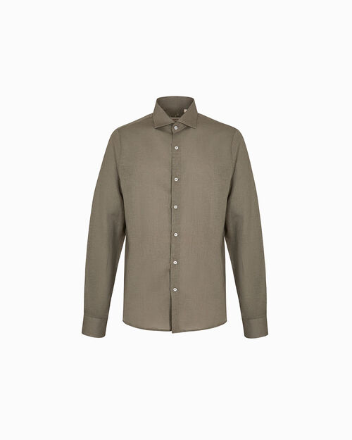 Camicia lino militare senza tempo, ARMY