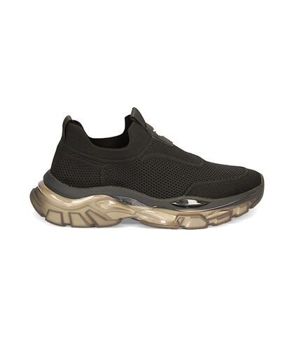 Sneakers nere in tessuto Y2k, Valerio 1966, 23U6T2131TSNERO039, 001