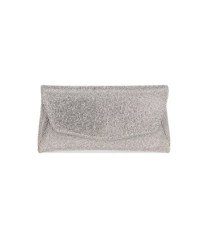 Pochette da donna con pietre argento, Valerio 1966, 2551T6052LPARGEUNI, 001