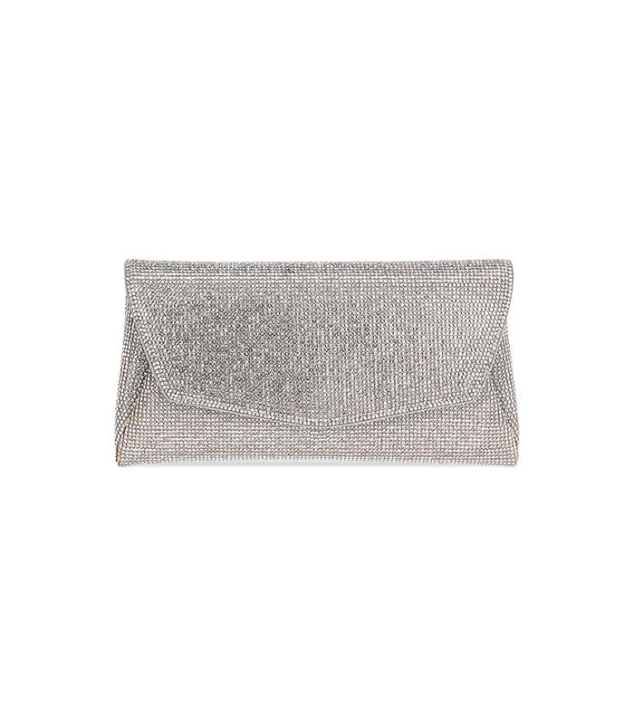 Pochette da donna con pietre argento, Valerio 1966, 2551T6052LPARGEUNI
