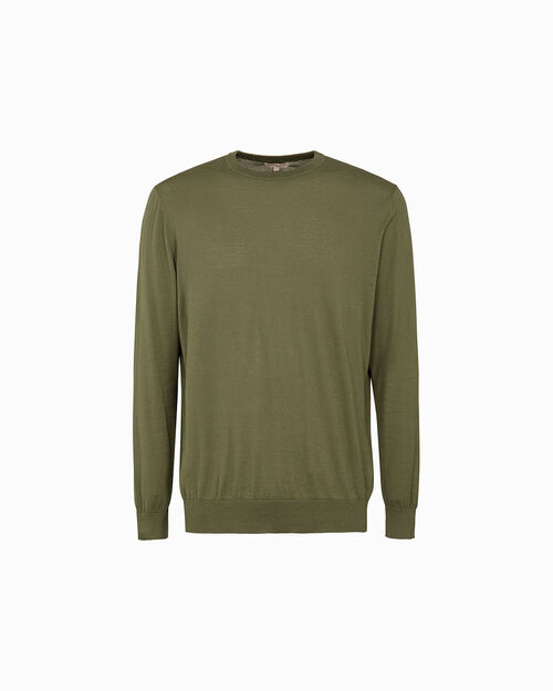 Maglia ml militare in cotone, ARMY