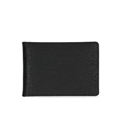 Portafoglio nero in pelle, Valerio 1966, 10A4T1708PENEROUNI, 001 preview