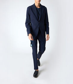 Pantalone da uomo slim blu, Valerio 1966, 25R1T0004TSBLUN52, 001 preview