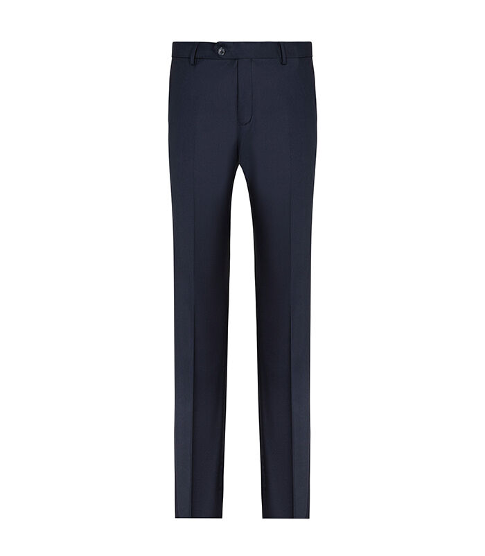 Pantaloni blu navy con chiusura a bottone, Valerio 1966, 2786T3001TSBLUN42
