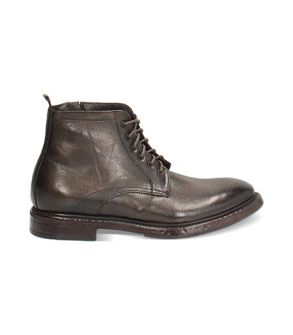 Anfibi in vera pelle testa di moro, Valerio 1966, 2653T4601PEMORO039, 001