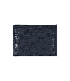 Portafoglio blu in pelle, Valerio 1966, 10A4T1708PEBLUEUNI, 002 preview